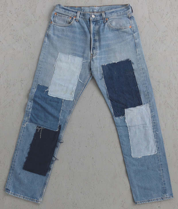 1970s Patched Levi's 501s (02078)