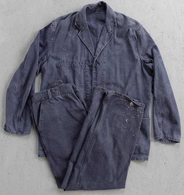 1940s / 50s 'Civic Overalls' Faded Work Suit (02166)
