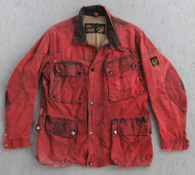 1960s Red Sammy Miller Trialmaster Belstaff Motorcycle Jacket (02191)