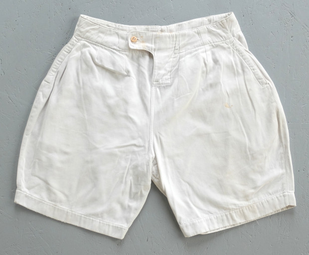 1950s Royal Navy White PT Shorts (02239)